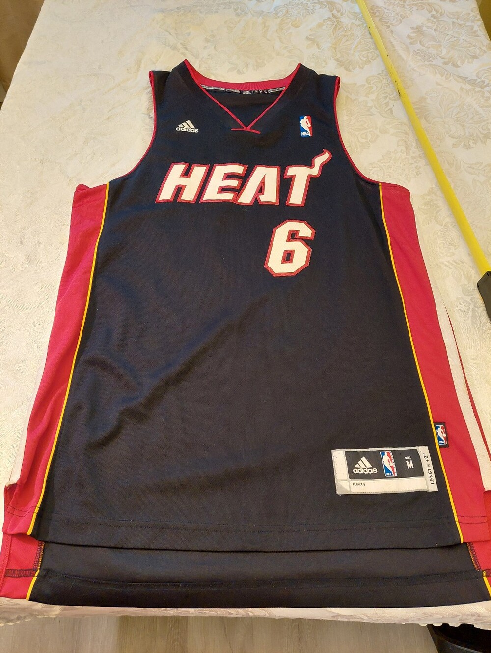 NBA Miami Heat Adidas LeBron James #6 Jersey